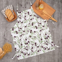 Фартук Доляна Olives 60х70 см, 100% хлопок, рогожка 164 г/м2 Фартук Доляна Olives 60х70 см, 100% хлопок, рогожка 164 г/м2