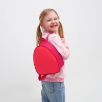 Рюкзак детский для девочки, 23х20,5 см, отдел на молнии,цвет розовый Рюкзак детский для девочки, 23х20,5 см, отдел на молнии,цвет розовый