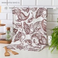 Полотенце "Этель" Восточные узоры 40х73 см, 100% хлопок, саржа 190 г/м2 Полотенце "Этель" Восточные узоры 40х73 см, 100% хлопок, саржа 190 г/м2