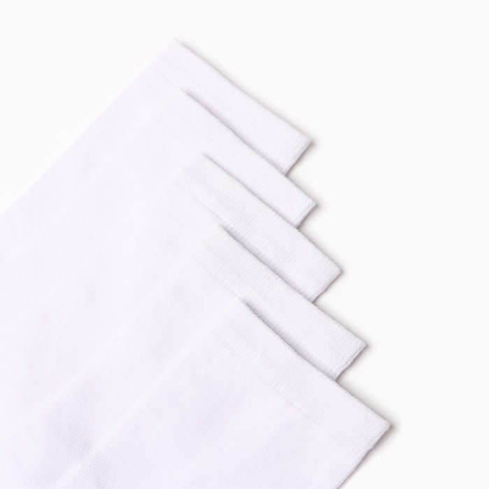 Набор мужских носков KAFTAN 5 пар, размер 41-44 (27-29 см), белый