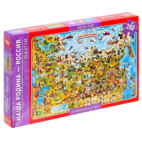 Карта-пазл &laquo;Наша Родина &mdash; Россия&raquo;, 260 элементов, МИКС