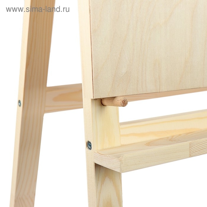 Мольберт тип &laquo;Хлопушка&raquo;, 100 х 50 х 55 см, планшет съёмный 50 х 50 см, малый, неокрашенное дерево, Calligrata