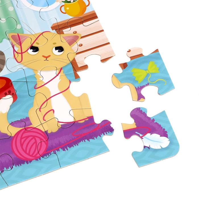 Пазл «Кошачий мир», 35 деталей Пазл «Кошачий мир», 35 деталей