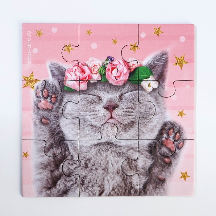 Подарочный набор блокнот - раскраска, мелки 4 шт. «Кошка» Подарочный набор блокнот - раскраска, мелки 4 шт. «Кошка»