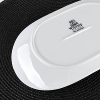 Блюдо фарфоровое овальное Wilmax, 28,5&times;16,5 см, цвет белый