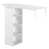 Шкаф напольный с барной столешницей ЛДСП, 1200х600х1100мм (16мм), Белый