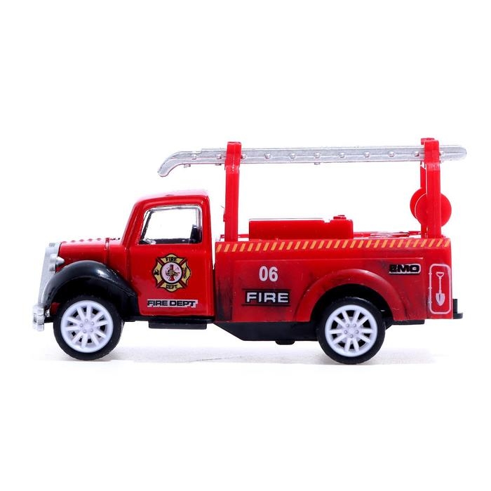 Грузовик металлический &laquo;Пожарная служба&raquo;, инерция, МИКС