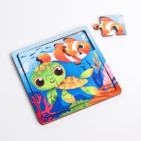 Пазл &laquo;Морские животные&raquo;, 9 деталей