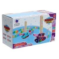 Танк &laquo;Домино&raquo;, работает от батареек, свет и звук, домино в комплекте