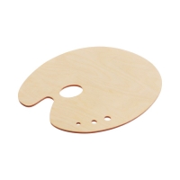 Палитра деревянная, овальная, № 4, 21 х 24.5 см, МИКС Палитра деревянная, овальная, № 4, 21 х 24.5 см, МИКС