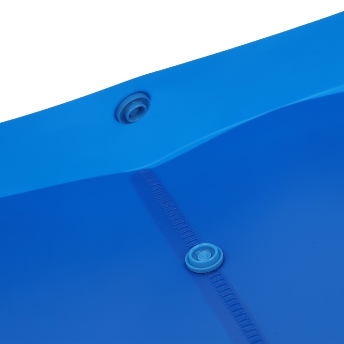 Папка конверт на кнопке А4, 180 мкм, Calligrata, полупрозрачная, с вертикальным расширением, микс