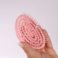 Расчёска массажная, для сушки волос, 11 × 7,2 см, цвет бежевый Расчёска массажная, для сушки волос, 11 × 7,2 см, цвет бежевый