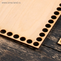 Набор заготовок для вязания "Квадрат" (5 в 1), донышко фанера 3 мм, 10/15/20/25/30 см Набор заготовок для вязания "Квадрат" (5 в 1), донышко фанера 3 мм, 10/15/20/25/30 см