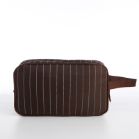 Косметичка на молнии, наружный карман, цвет коричневый Косметичка на молнии, наружный карман, цвет коричневый