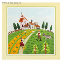 Набор столовый Этель "Тоскана", скатерть 110х150 см, салфетки 40х40 см-4шт, 100% хлопок