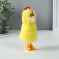 Кукла интерьерная "Девочка в костюме цыплёнка" 6х7х13,5 см Кукла интерьерная "Девочка в костюме цыплёнка" 6х7х13,5 см