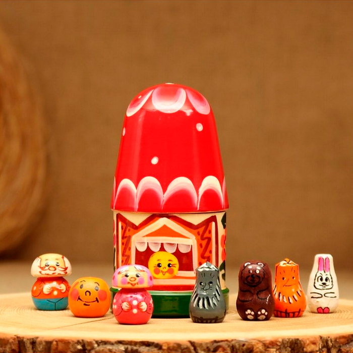 Пальчиковый театр в домике &laquo;Колобок&raquo;