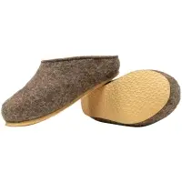 Домашние валенки Step, серо-коричневые (натуральные), размер 42