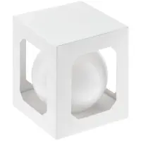 Елочный шар Finery Gloss, 10 см, глянцевый белый Елочный шар Finery Gloss, 10 см, глянцевый белый