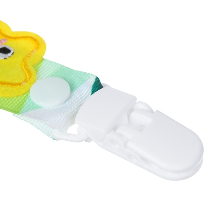 Держатель для соски - пустышки «Счастливый ребёнок», на ленте Держатель для соски - пустышки «Счастливый ребёнок», на ленте