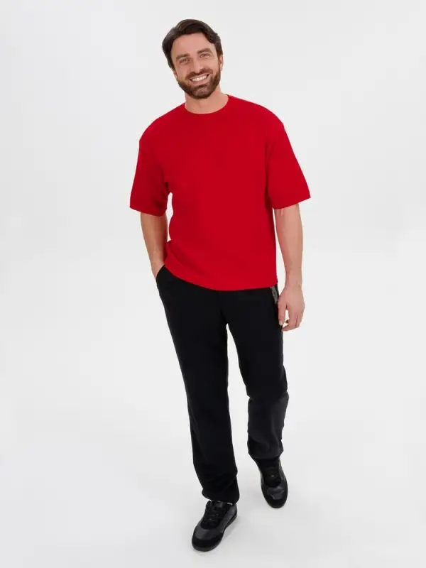 Джемпер с коротким рукавом Siluetti Volumica, красный, размер XS/S Джемпер с коротким рукавом Siluetti Volumica, красный, размер XS/S