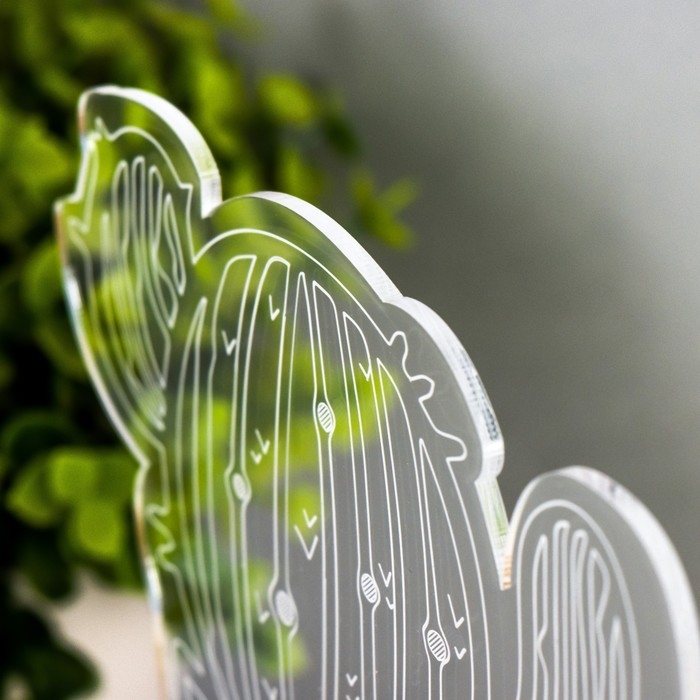 Светильник "Кактус" LED белый 14х9,5х15 см RISALUX