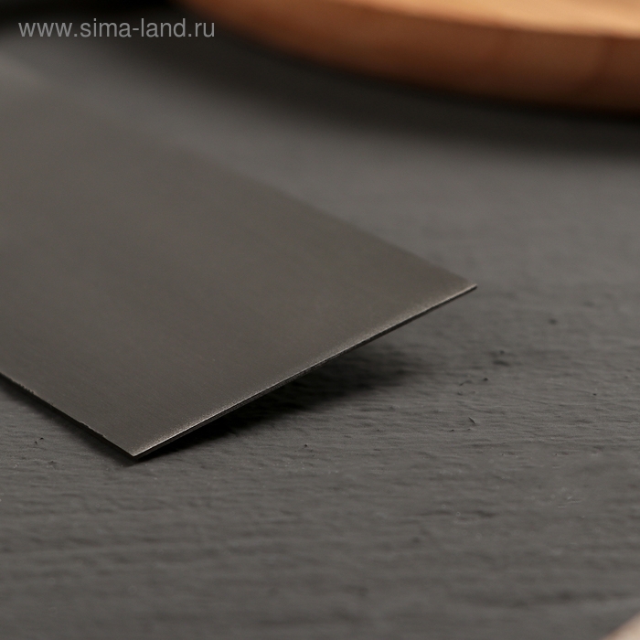 Шпатель кондитерский &laquo;Ровный край&raquo;, 17&times;12 см, цвет серебристый