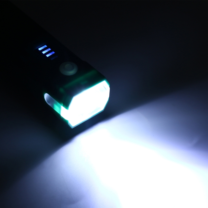 Фонарь велосипедный передний аккумуляторный, водонепроницаемый,3 режима, с сигналом Фонарь велосипедный передний аккумуляторный, водонепроницаемый,3 режима, с сигналом