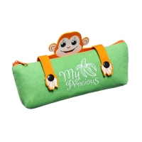 Пенал мягкий, 1 отделение, 80 х 200 х 35 мм, объёмный, хлопковая ткань, Феникс, аппликация из искувенной кожи Пенал мягкий, 1 отделение, 80 х 200 х 35 мм, объёмный, хлопковая ткань, Феникс, аппликация из искувенной кожи