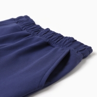 Комплект для девочки (джемпер, брюки), цвет тёмно-синий, рост 122 см