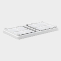 Столик - поднос для подачи Griten, складной, 36,2&times;19&times;3,7 см, цвет белый