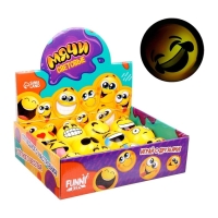 Мяч детский резиновый световой «Смайлы», МИКС, в шоубоксе Мяч детский резиновый световой «Смайлы», МИКС, в шоубоксе