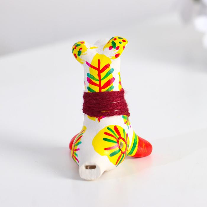 Филимоновская игрушка - свисток &laquo;Собака&raquo;