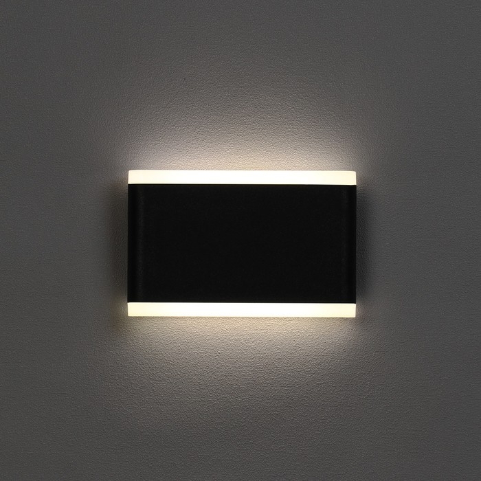 Светильник фасадный &laquo;Гловер&raquo;, FSD-031, 10 Вт, 4000К, IP65, 220 В, пластик, черный