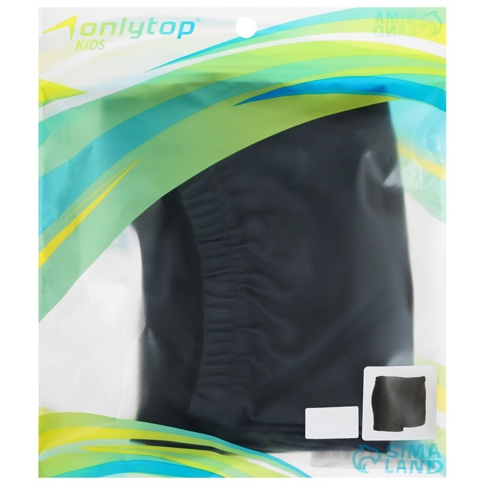 Плавки для плавания ONLYTOP, р. 40, цвет чёрный Плавки для плавания ONLYTOP, р. 40, цвет чёрный