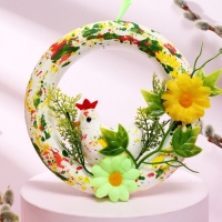 Декоративная пасхальная подвеска «Курочка» 5 × 15 × 15 см Декоративная пасхальная подвеска «Курочка» 5 × 15 × 15 см