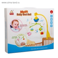 Мобиль музыкальный на кроватку &laquo;Жирафики&raquo;, работает от батареек