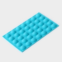 Форма для выпечки Доляна «Полусферы», силикон, 30×17,5 см, 35 ячеек (d=2,5), цвет МИКС Форма для выпечки Доляна «Полусферы», силикон, 30×17,5 см, 35 ячеек (d=2,5), цвет МИКС