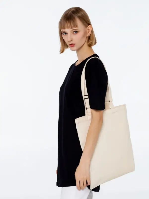 Сумка для покупок с регулируемыми ручками Leta, неокрашенная Сумка для покупок с регулируемыми ручками Leta, неокрашенная