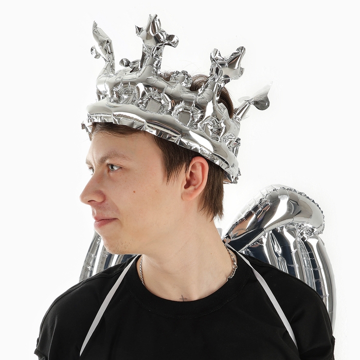 Набор фольгированных шаров «Карнавальный набор. Серебряный», 3 шт. Набор фольгированных шаров «Карнавальный набор. Серебряный», 3 шт.