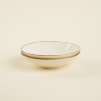 Набор мисок фарфоровых SL Home «Леггеро», d=18,5 см, цвет бежевый Набор мисок фарфоровых SL Home «Леггеро», d=18,5 см, цвет бежевый