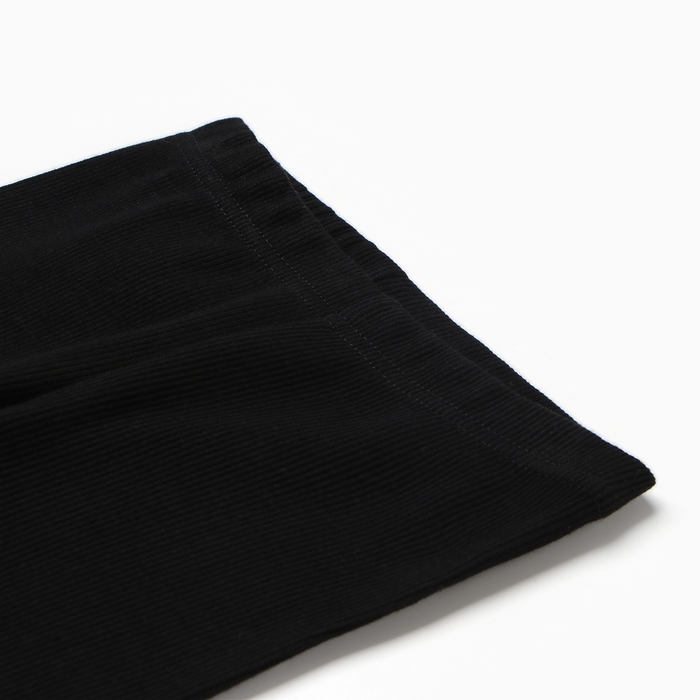 Лосины для девочки, цвет чёрный, рост 110 см