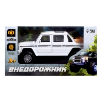 Машина металлическая &laquo;Внедорожник&raquo;, инерционная, открываются двери и капот, световые и звуковые эффекты, цвет МИКС