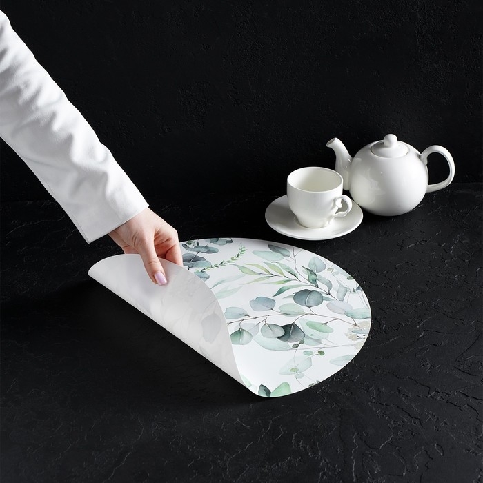 Салфетка сервировочная на стол &laquo;Акварель&raquo;, d=36 см