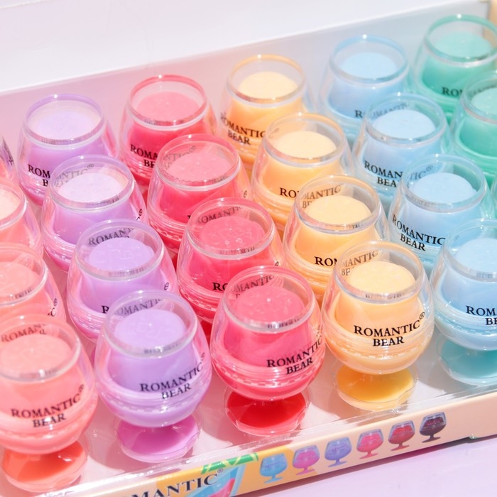 Бальзам для губ «Бокал», микс цветов и ароматов, светящийся в темноте Бальзам для губ «Бокал», микс цветов и ароматов, светящийся в темноте