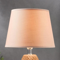 Лампа настольная 16026/1 E14 40Вт коричнево-серый 20х20х33,5 см RISALUX