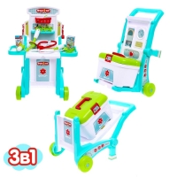 Игровой набор доктора &laquo;Столик доктора&raquo; с аксессуарами, 3 варианта сборки