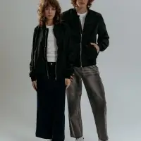 Бомбер Wigton, черный, размер XS