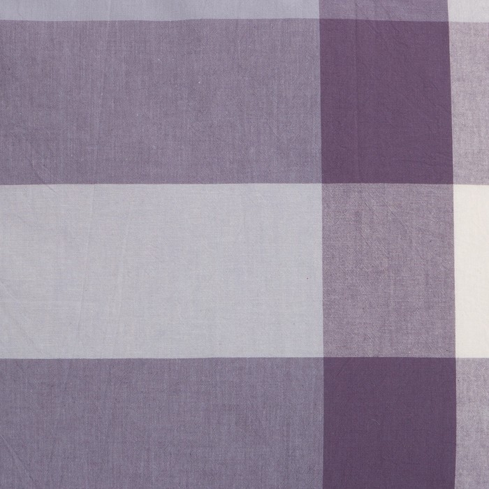 Постельное бельё Этель Евро &laquo;Клетка&raquo; 200х220 см, 220х240 см, 50х70-2шт, 100% жатый хлопок, 140гр/м2