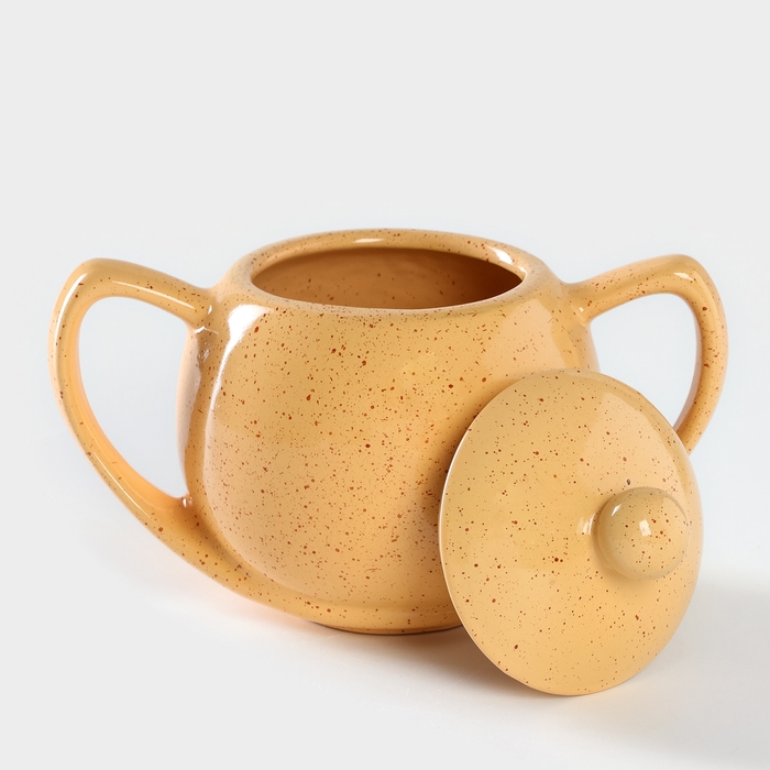 Сахарница керамическая «Каракум», 400 мл, d=7 см Сахарница керамическая «Каракум», 400 мл, d=7 см